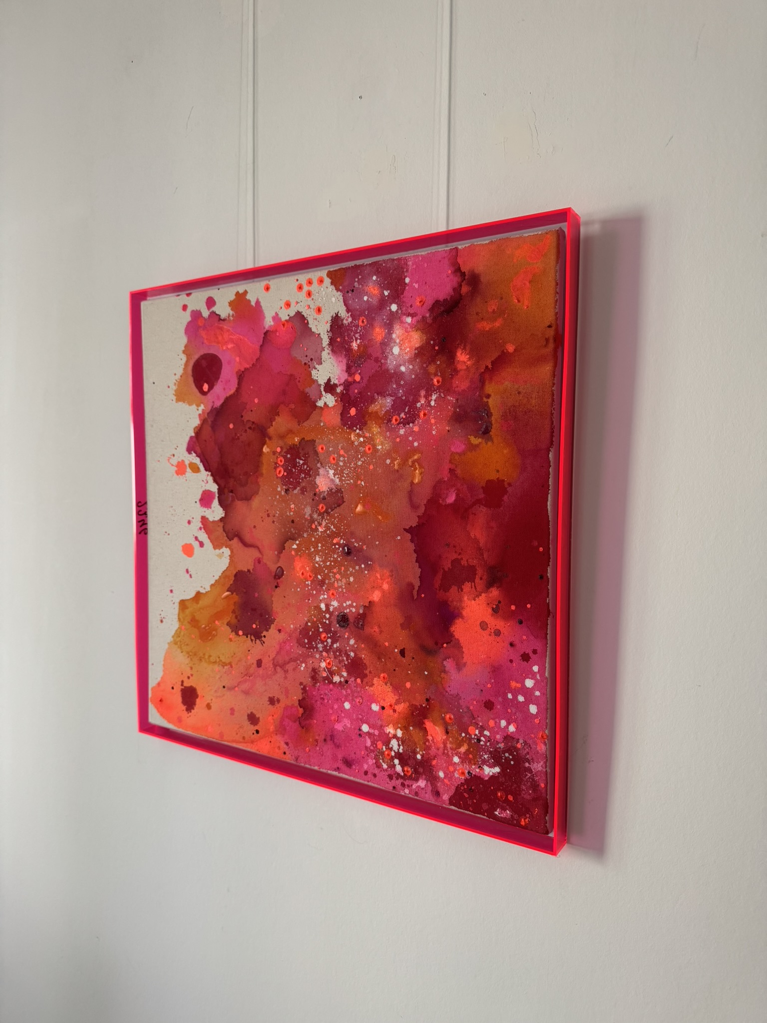 Akkorde - Präsenz, 2026, Acryl auf roher Baumwollleinwand